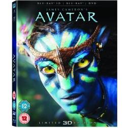 Avatar with Limited Edition Lenticular Artwork (Blu-ray 3D + Blu-ray + DVD) [2012] [Region Free]